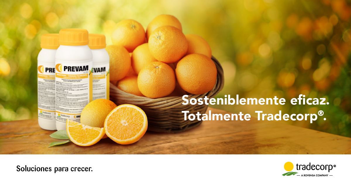 Tradecorp lanza Prevam Ultra, su nuevo bioplaguicida natural a base de aceite de naranja